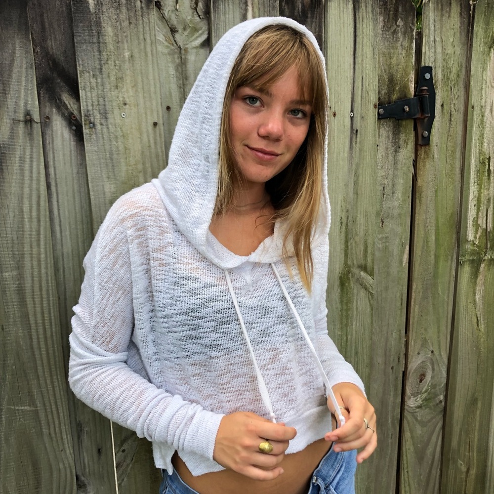 🌿Hollister Knit Hoodie